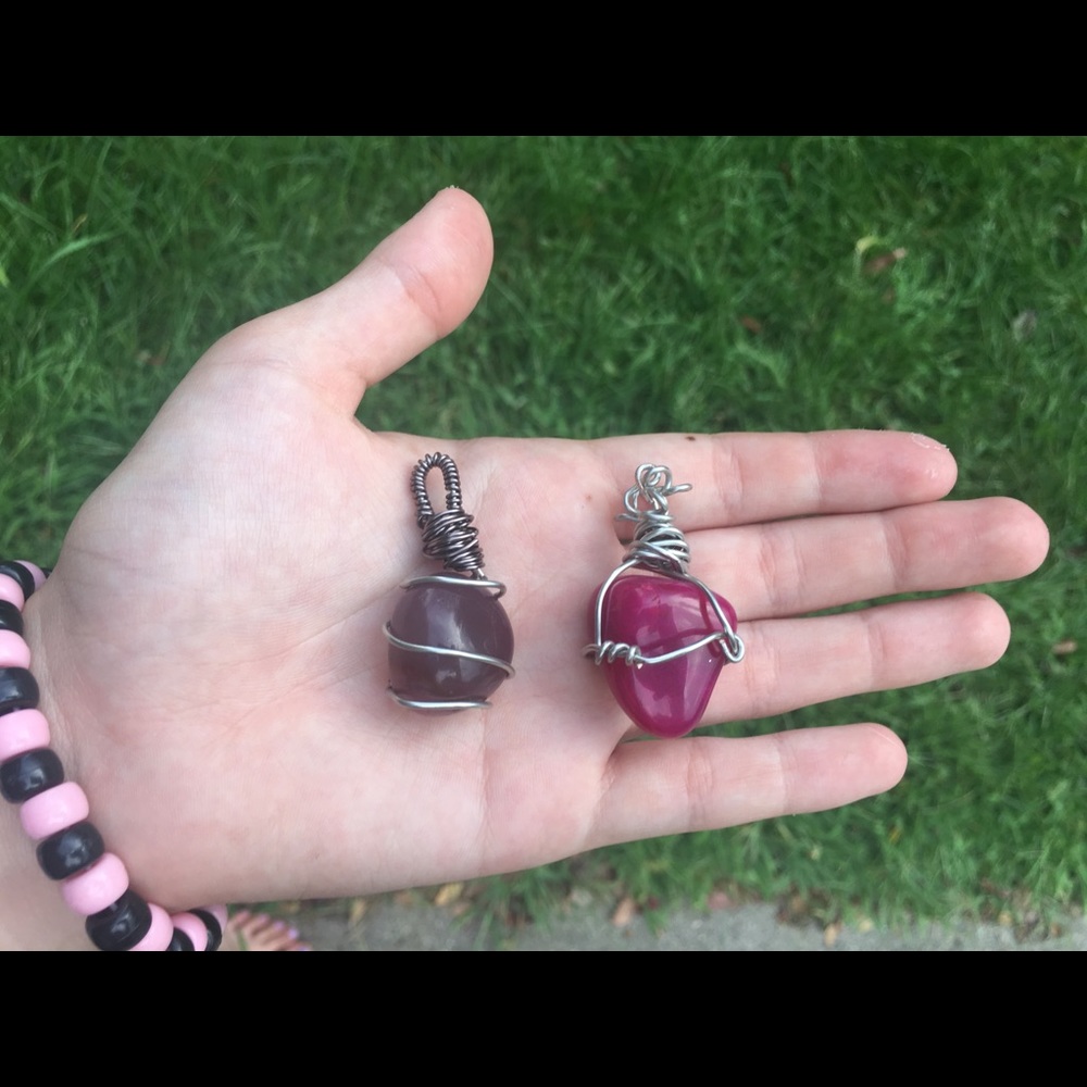 wire wrapped necklaces